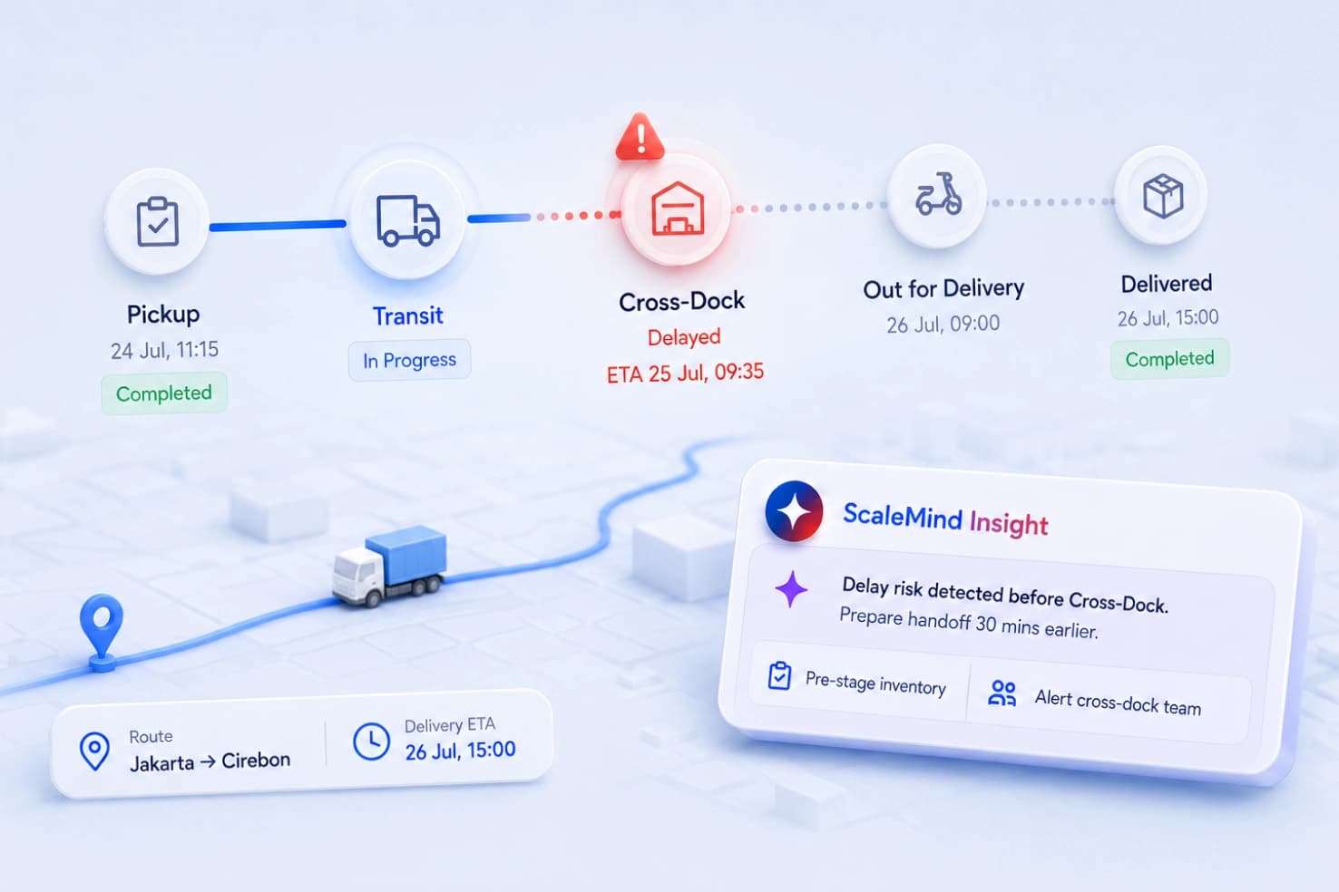 Multi-Stage Shipment Tracker