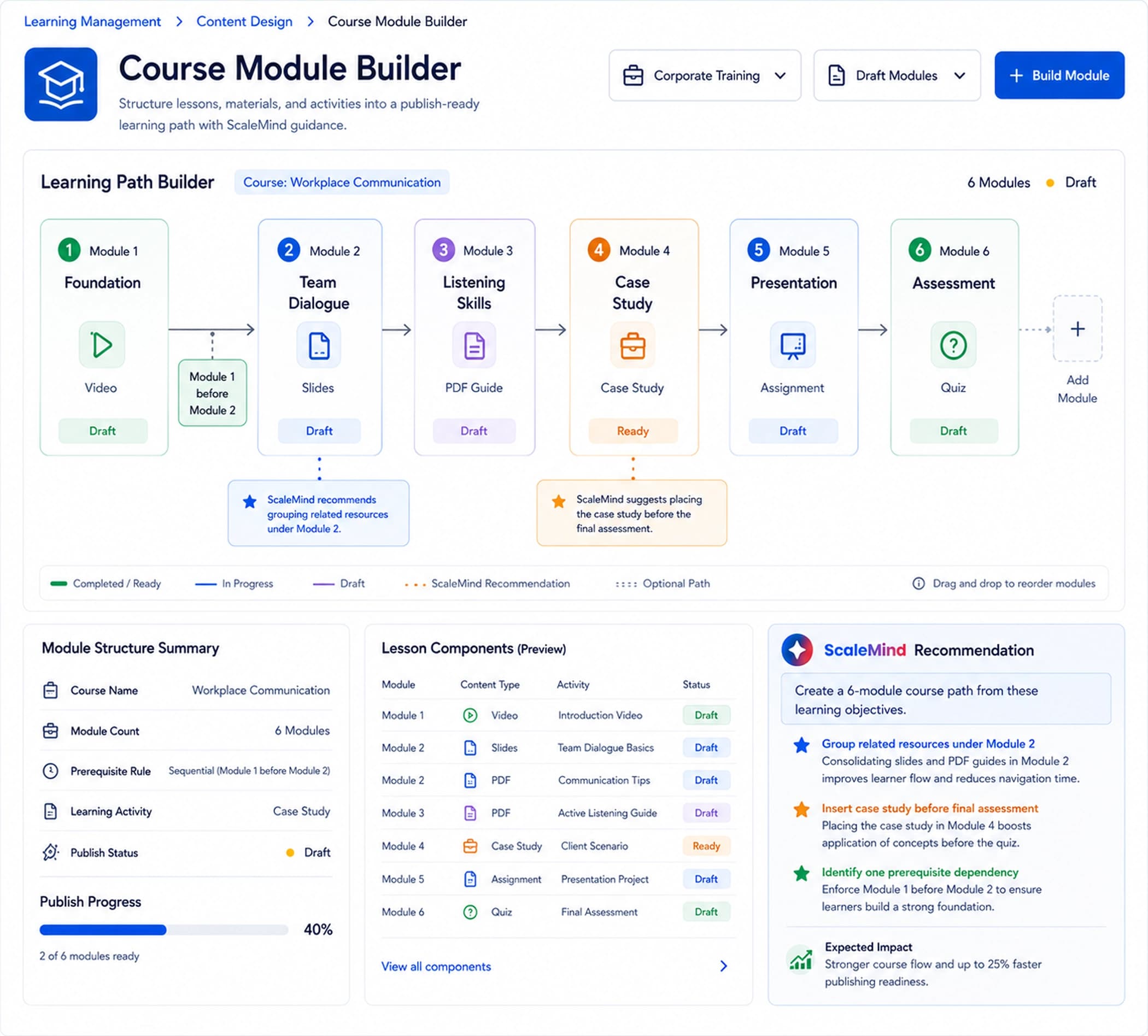 Course Module Builder