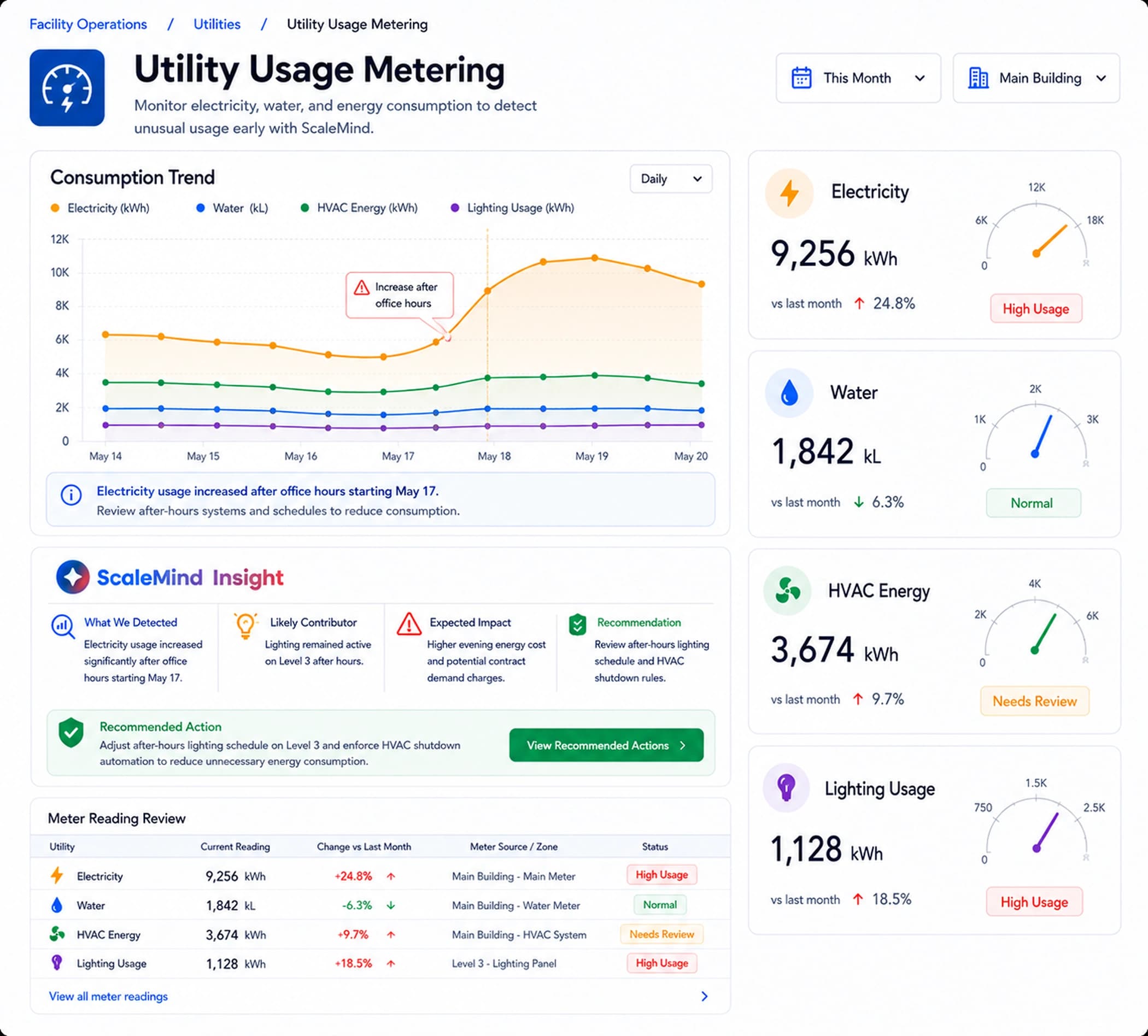 Utility Usage Metering