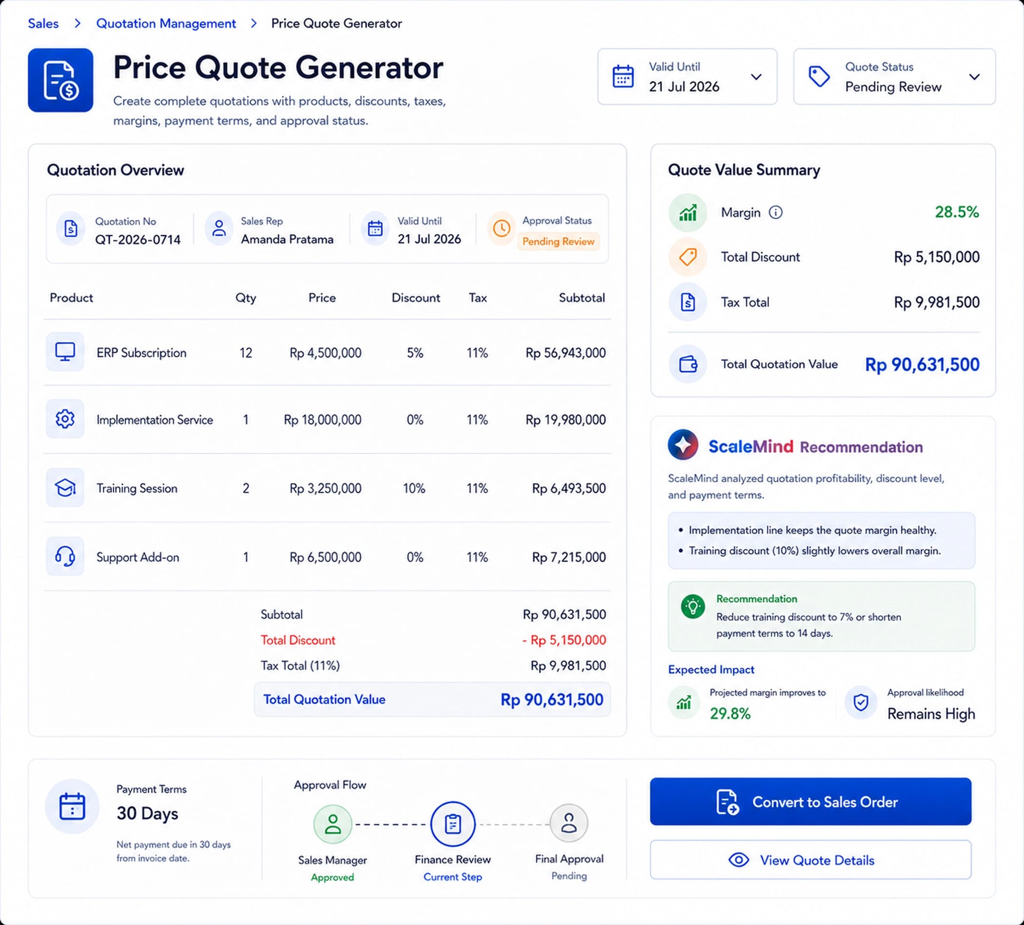 Price Quote Generator