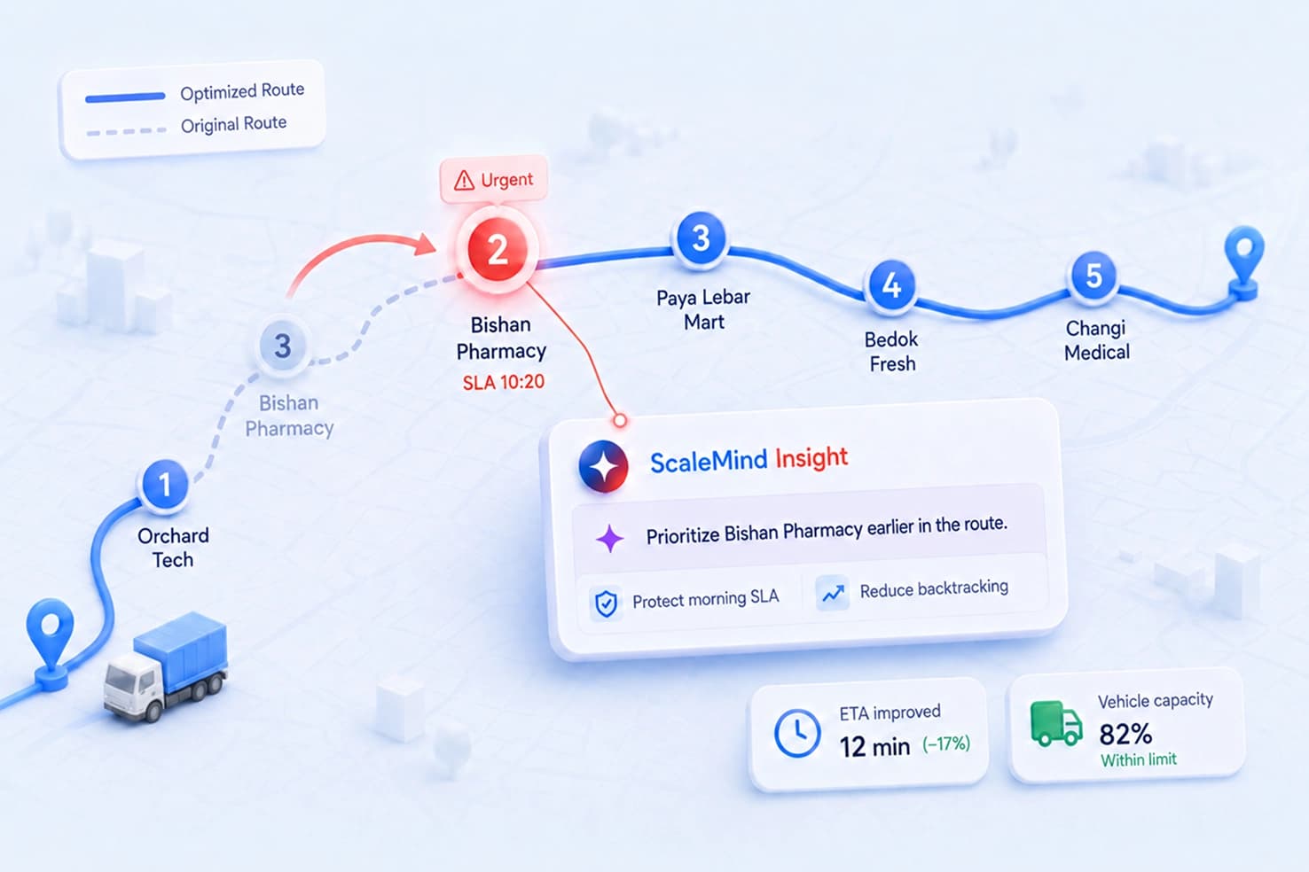 Courier Route Sequencing