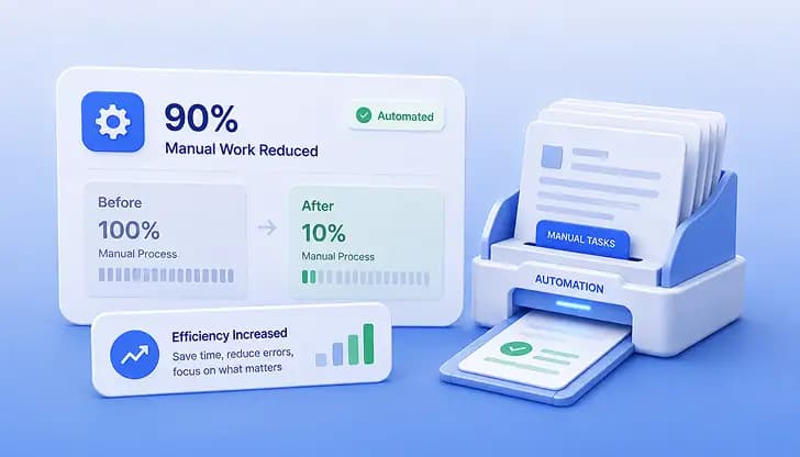 90% Kerja Manual Berkurang