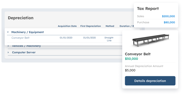 automatic calculation with scaleocean accounting