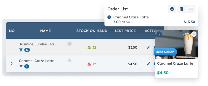 automatic stock update with scaleocean pos system