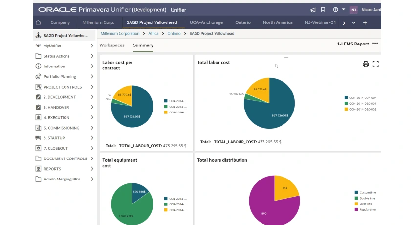 oracle facility management software