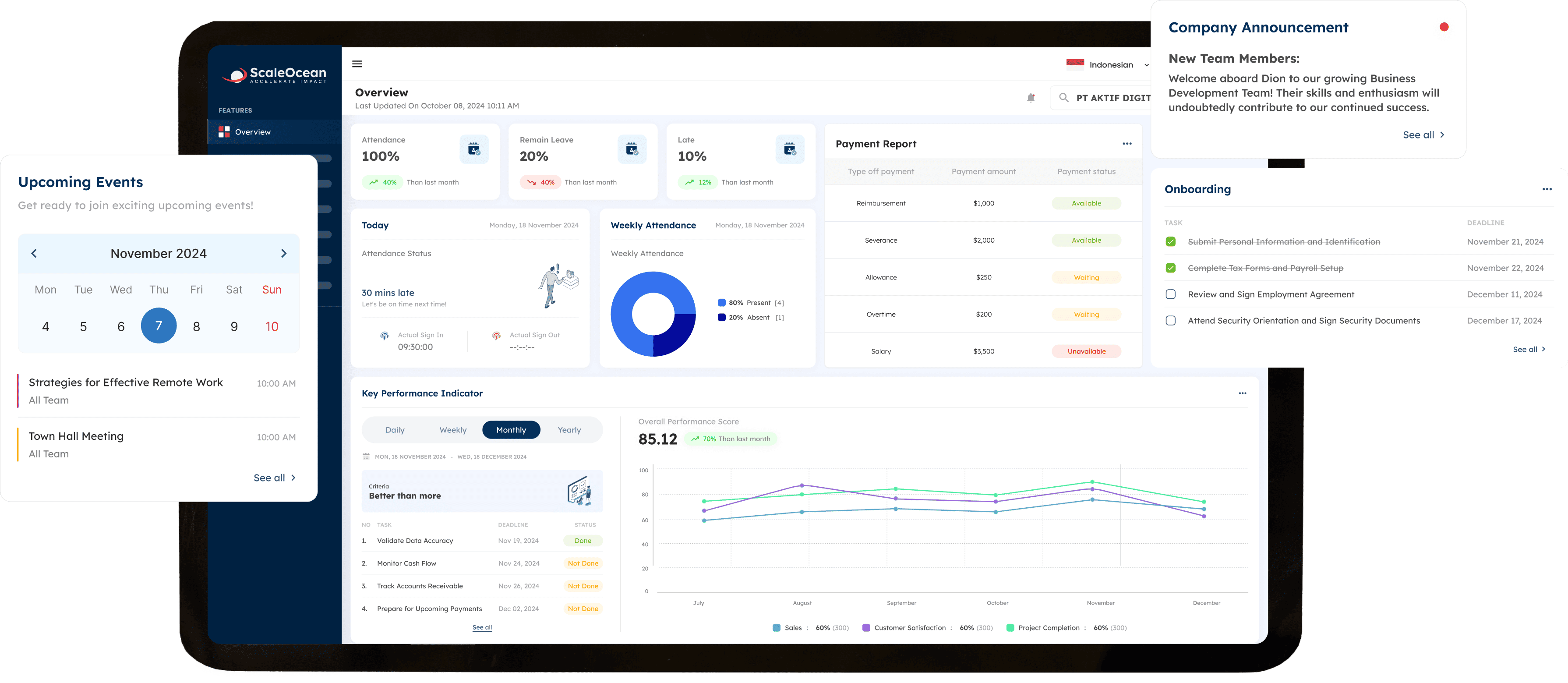 Software ScaleOcean untuk Solusi HR Tools Terintegrasi