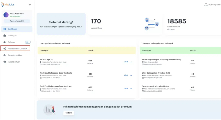 HR Management Software KitaLulus