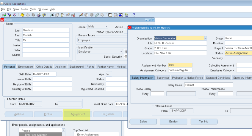 Human Resource Management Software Oracle