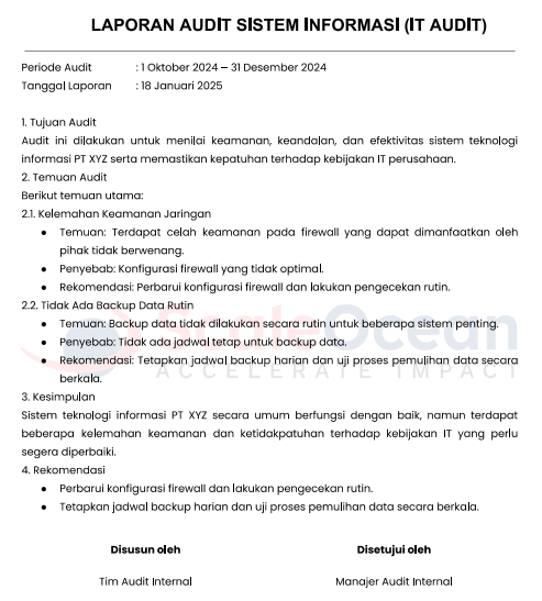 Laporan Audit Kepatuhan (Compliance Audit)