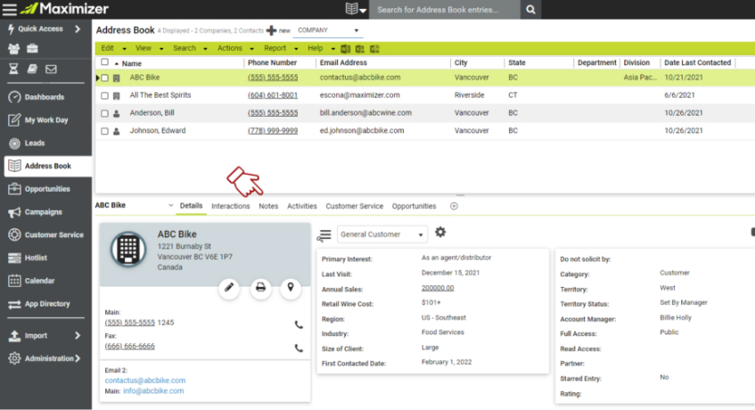Software Maximizer CRM