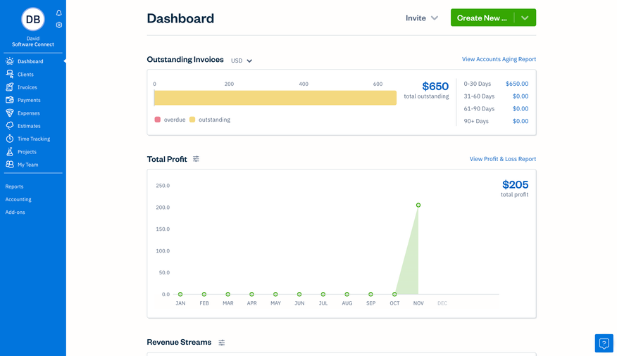Software Rekap Penjualan FreshBooks
