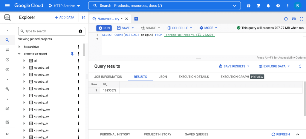 Software pengolah data Google BigQuery