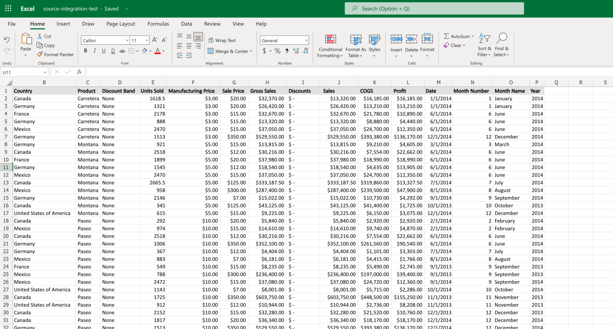 Aplikasi analisis data Excel
