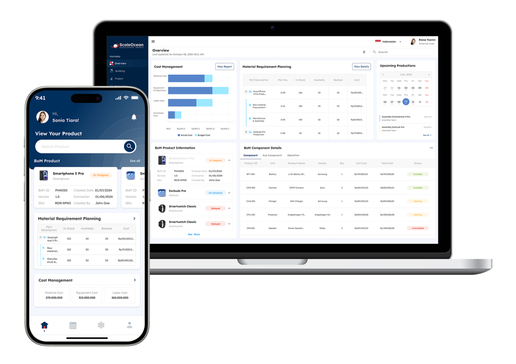Software Manufaktur ScaleOcean untuk Smart Factory