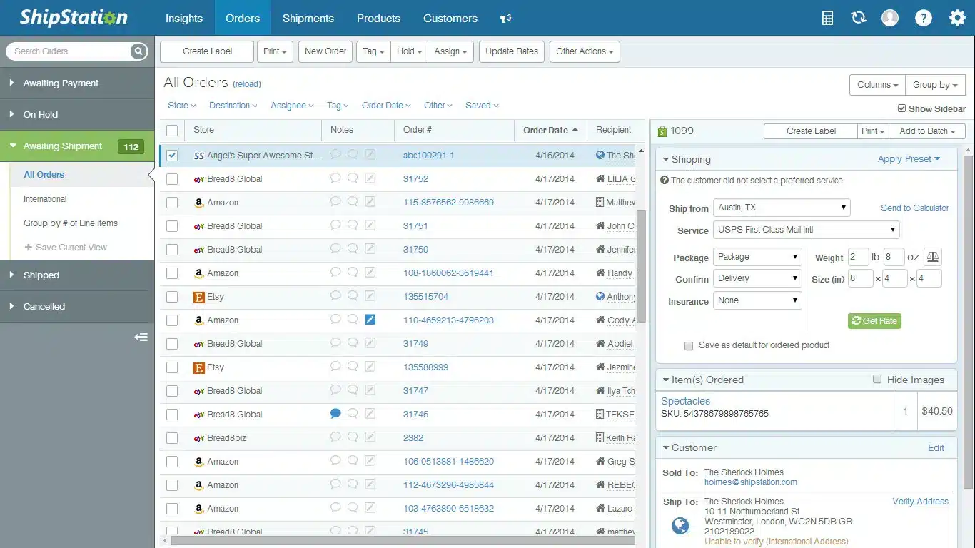 Program Distributor Shipstation