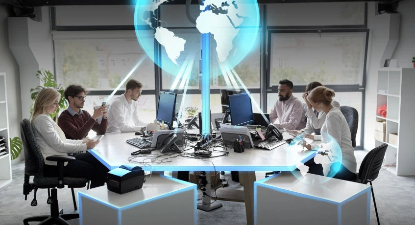 Modul-modul dalam ERP berupa seperti CRM dan SCM.