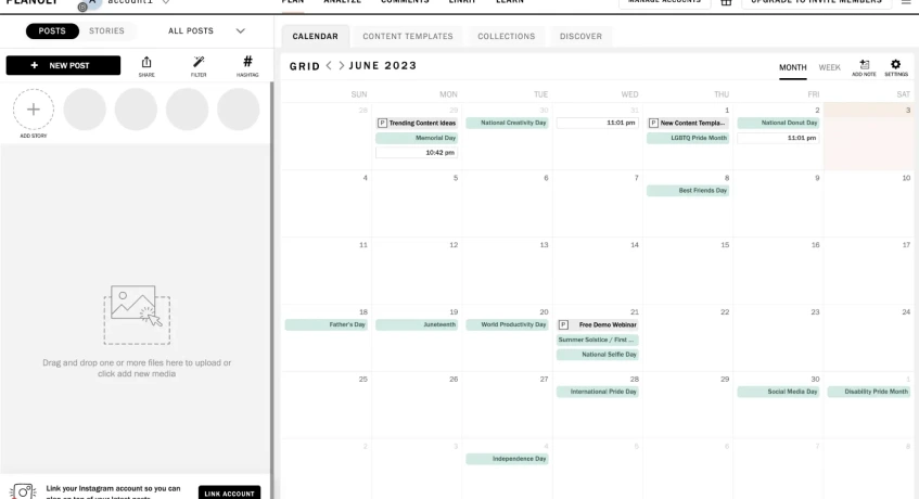 Contoh gambar Planoly.