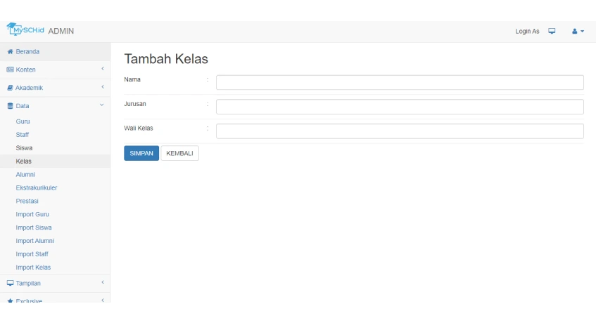 Aplikasi Administrasi Sekolah MySCH