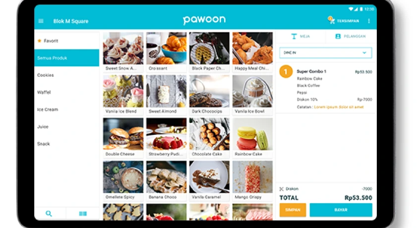 Aplikasi Minimarket Pawoon
