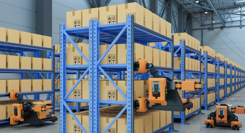 Penerapan Push Back Racking di Industri