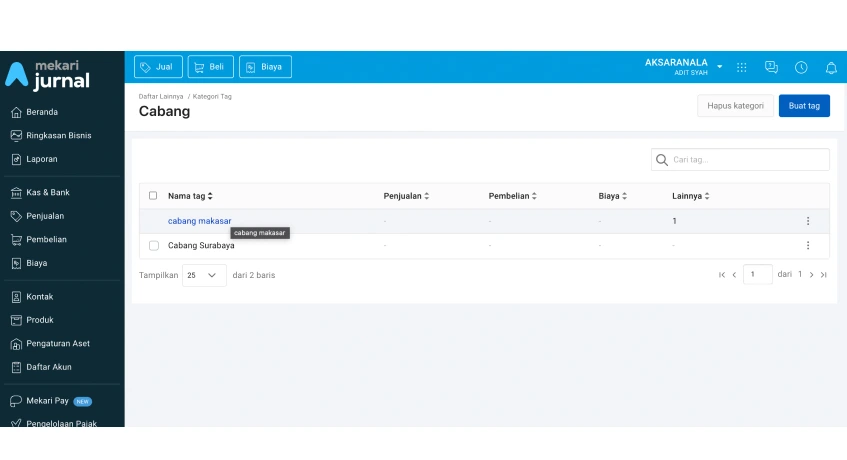 Aplikasi Jurnal by Mekari
