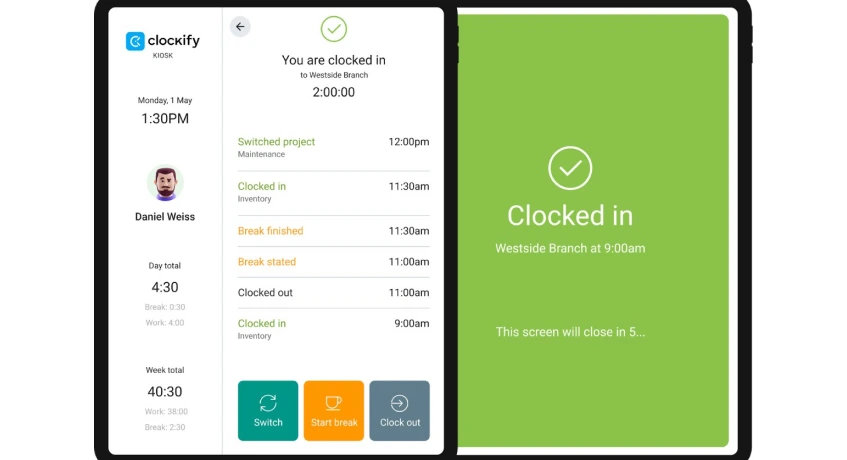 Software Konstruksi Bangunan Clockify