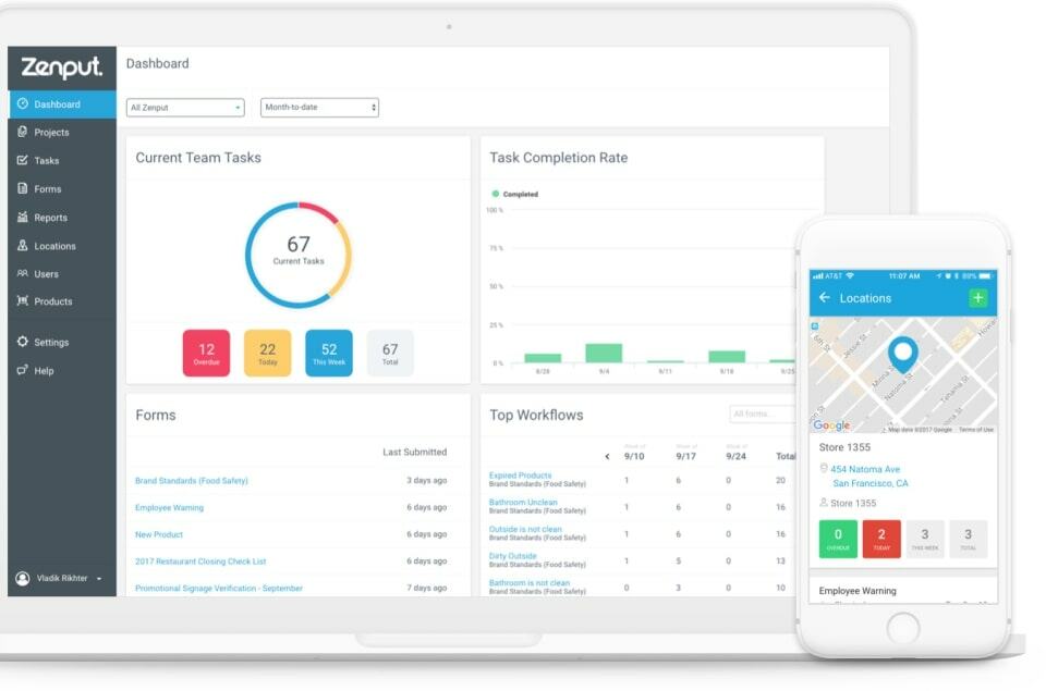 Zenput Franchise Management System