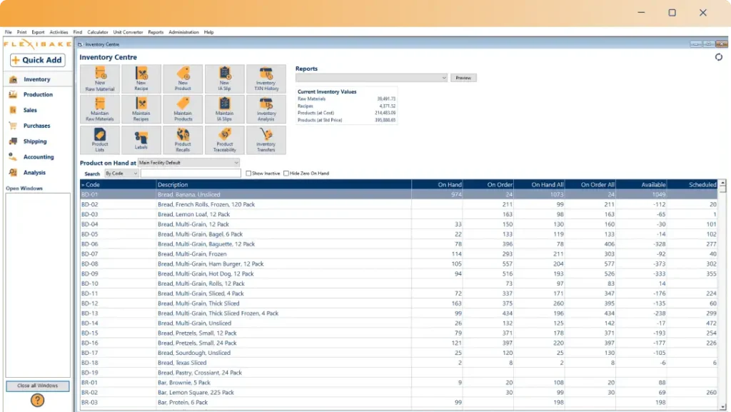 FlexiBake Bakery Software