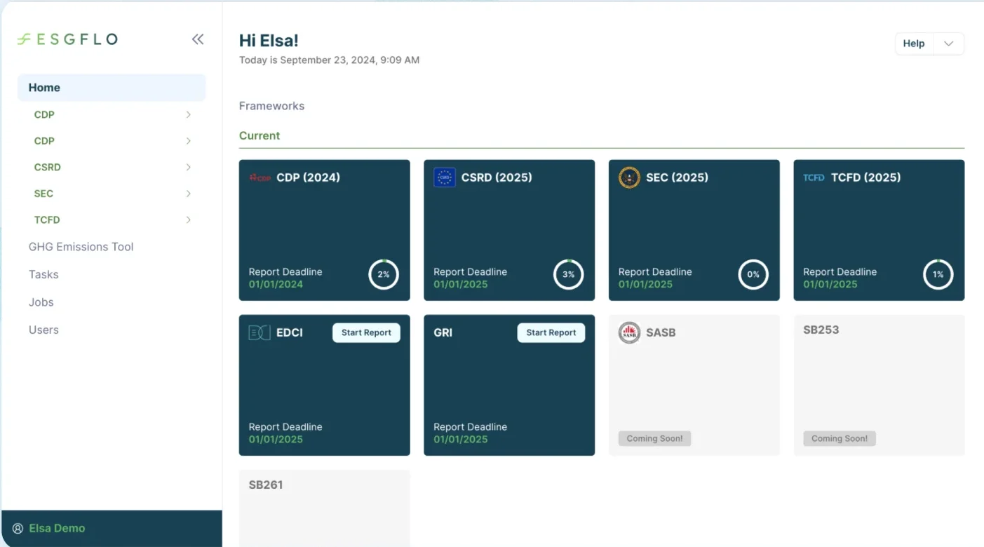 Software ESG Tracera