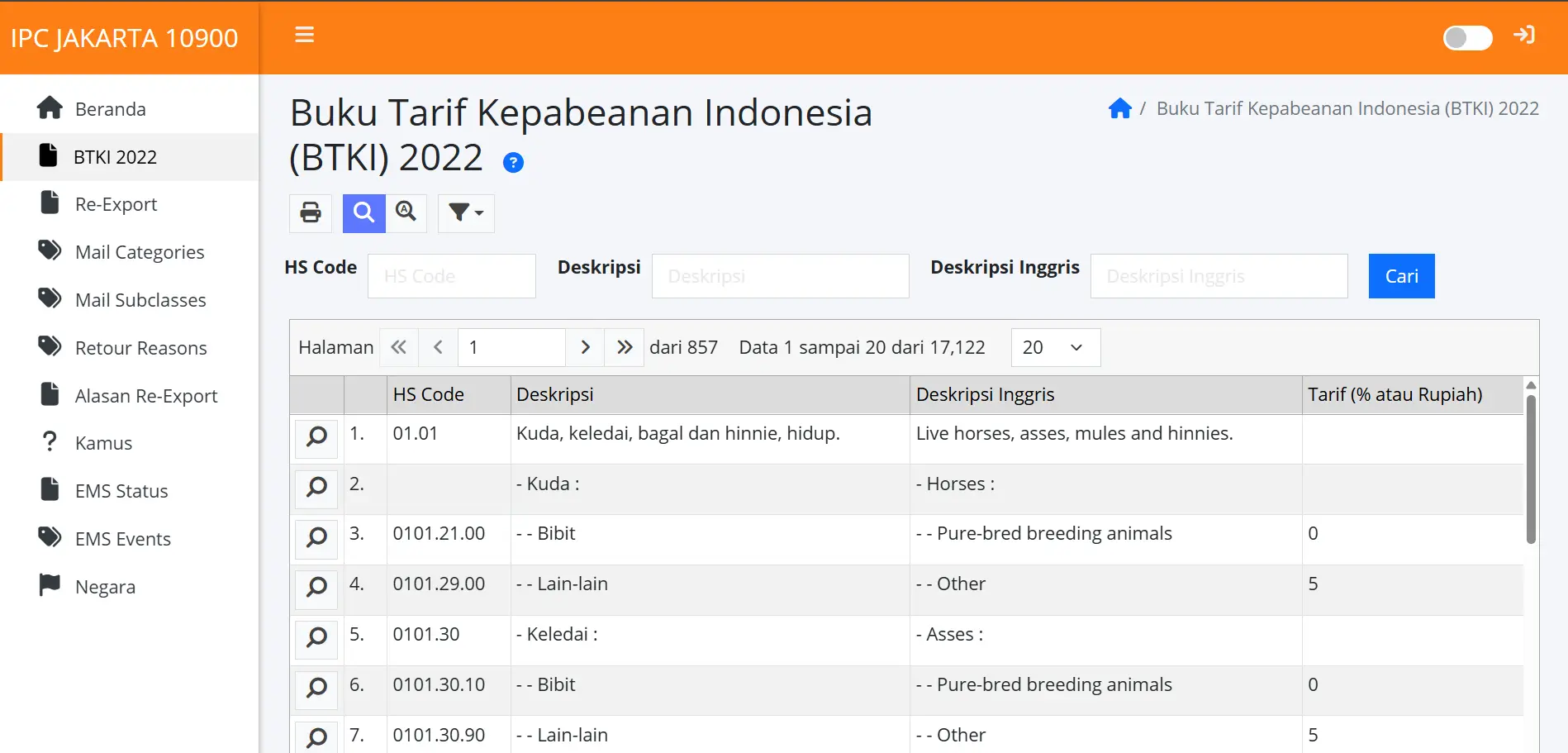 Cara Cek HS Code Bea Cukai