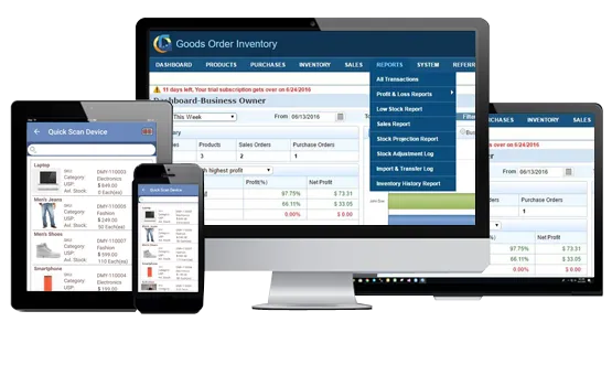 Aplikasi Stok Gudang Goods Order Inventory