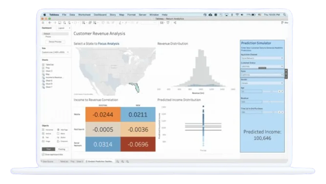 Aplikasi Analisis Data Bisnis Tableau