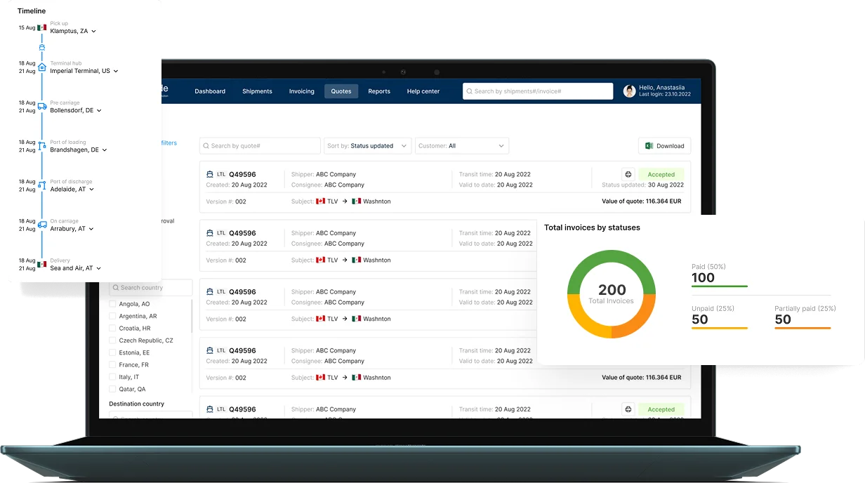 Freight-Forwarding-Management System Longitude World