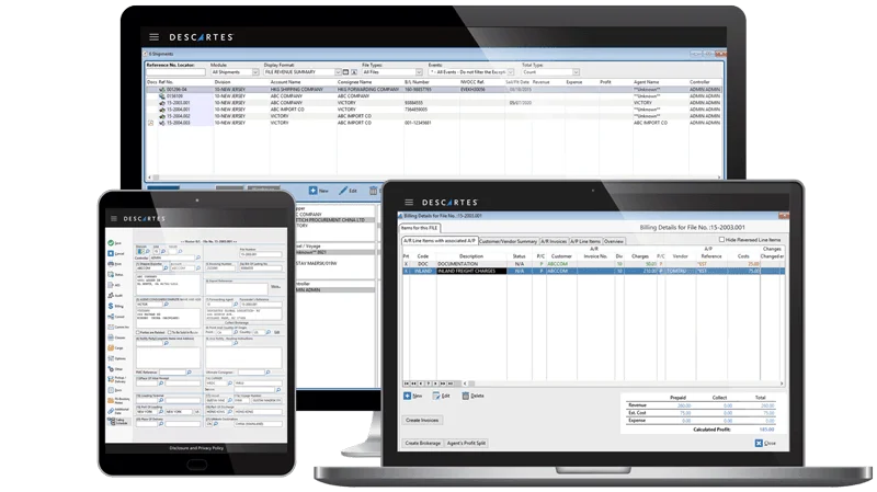 Software Freight Forwarding Descartes