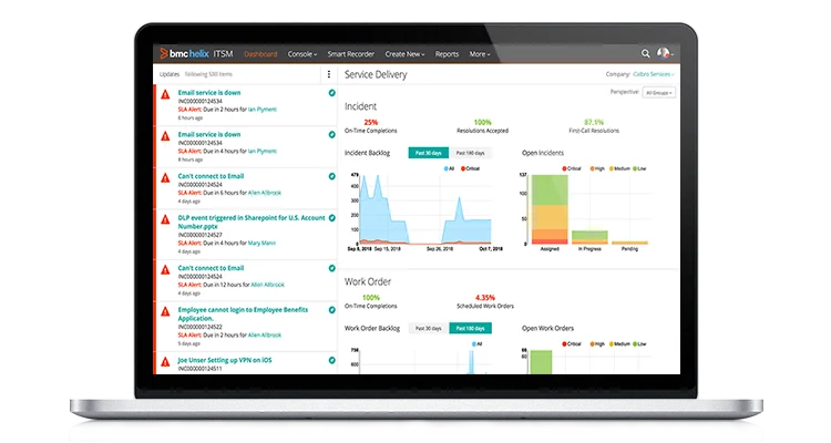 Managed Service Software BMC Helix