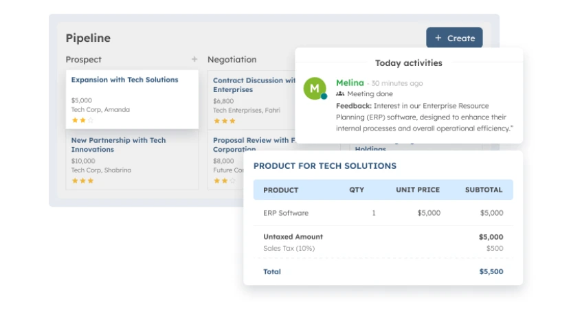 Modul CRM ScaleOcean Atlas