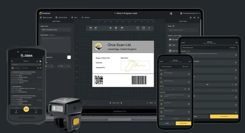 orca scan for barcode inventory