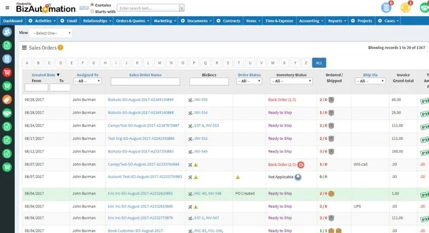 bizautomation