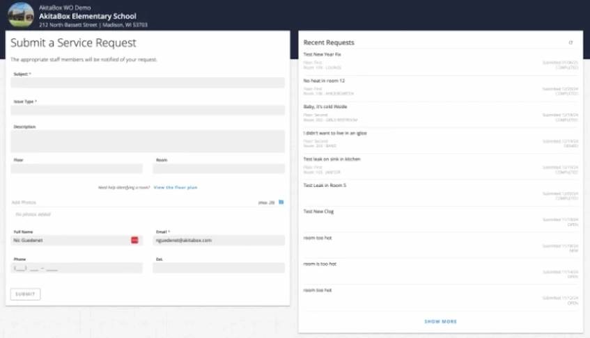 Akitabox Facility Management Software