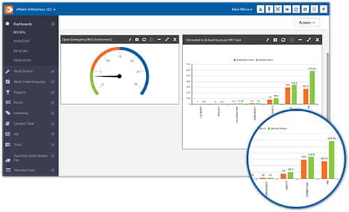 emaint CMMS Software mock up