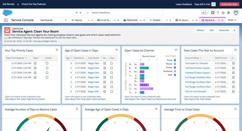 Salesforce Customer Service Cloud