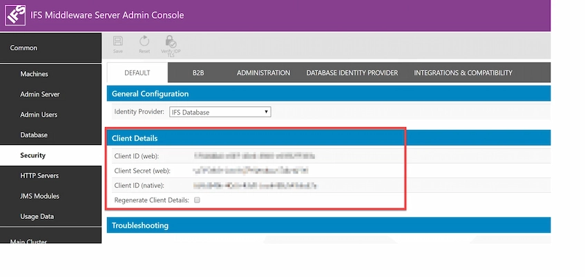 IFS Cloud ERP System dashboard