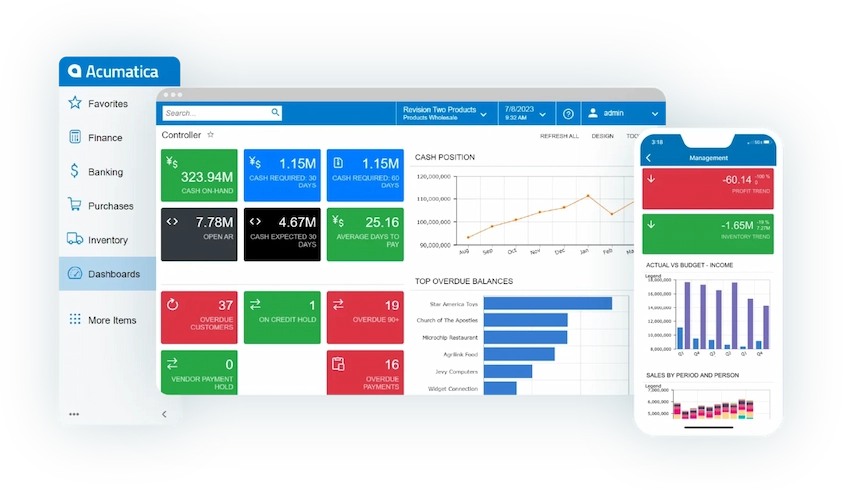 Acumatica medical device erp