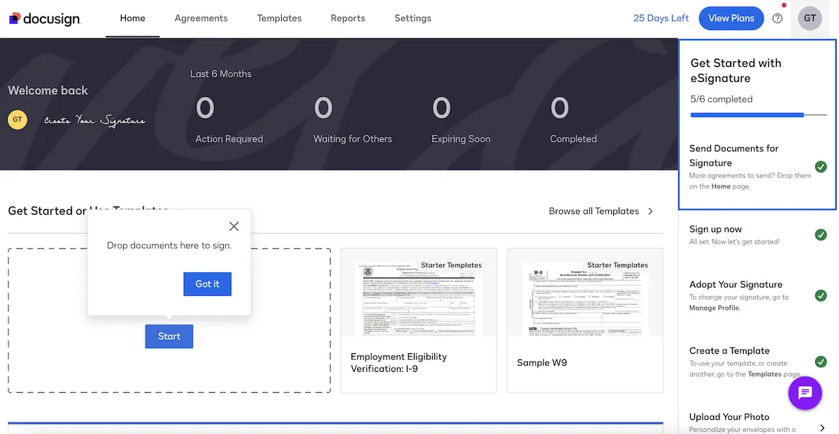 DocuSign E-SIgnature App