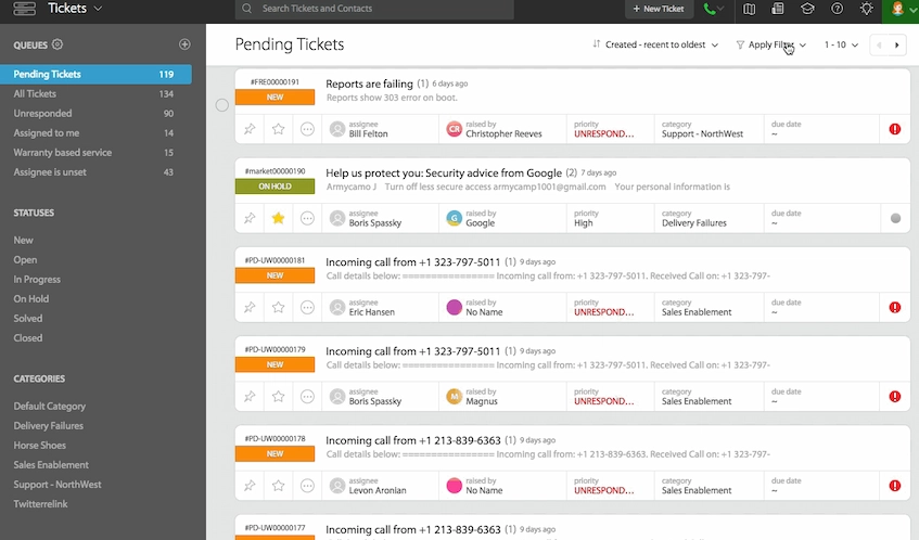 Happyfox Customer Portal Software