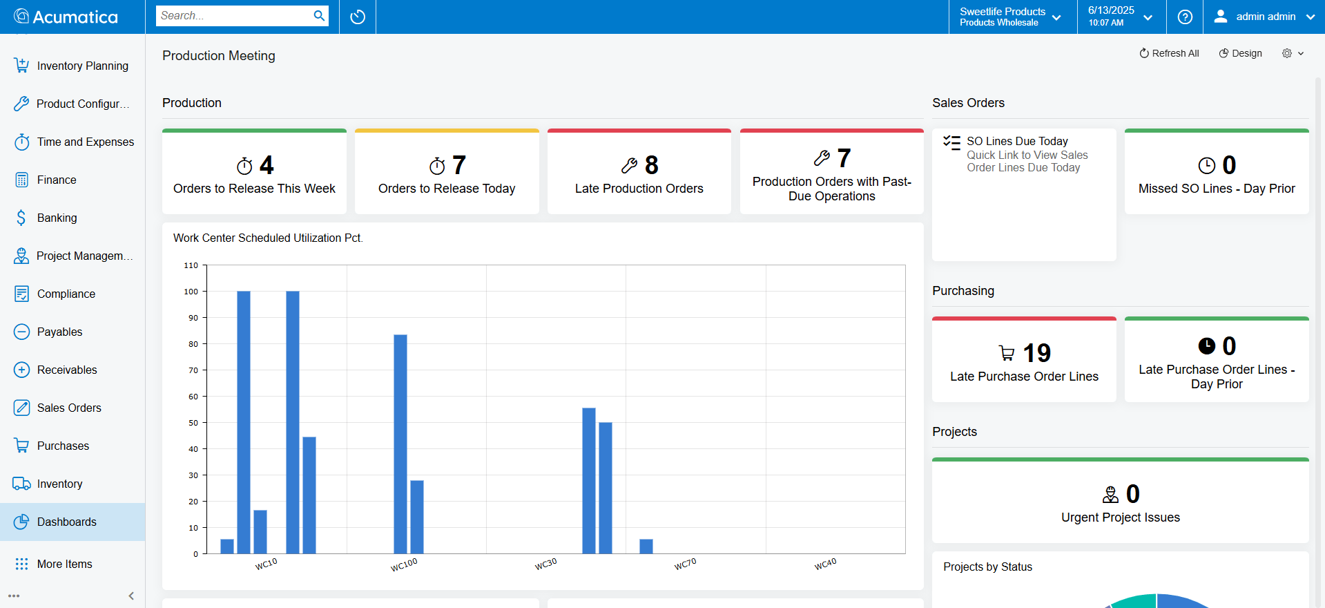 Acumatica manufacturing software