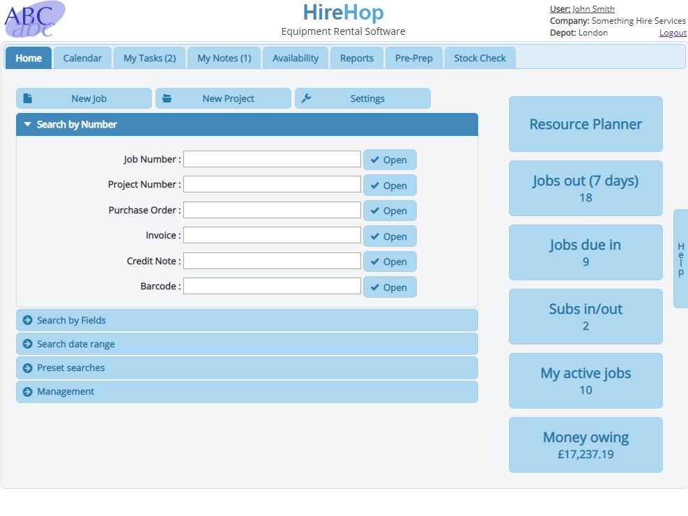 HireHop Rental Management Software