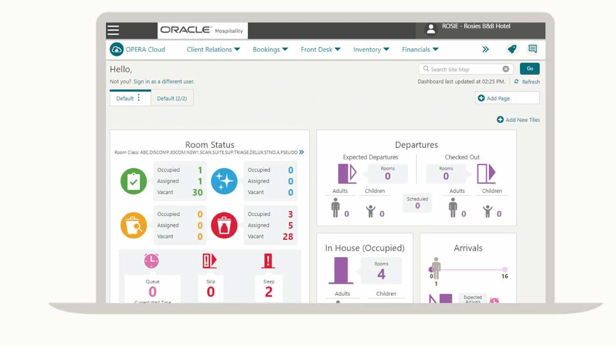 Oracle Opera Cloud Hotel Management Software