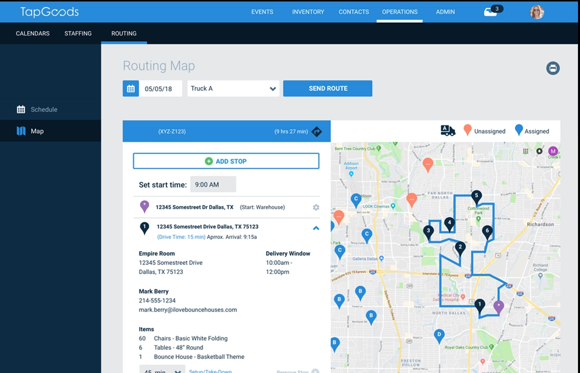 TapGoods Pro Rental Management Software
