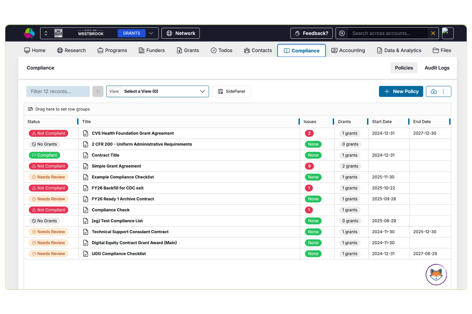 Fluxx Grantmaker grant management software